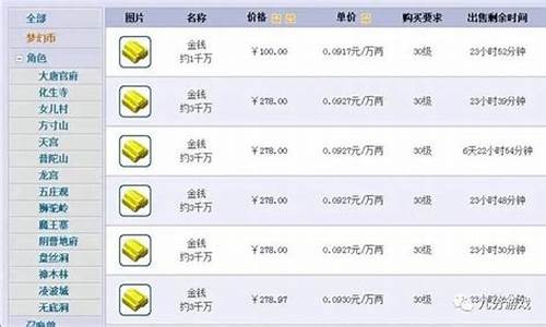 梦幻西游金价越贵人越多吗_梦幻西游金价涨不起来