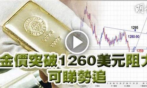 金价1100美元_金价1260美元